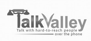 TALKVALLEY TALK WITH HARD-TO-REACH PEOPLE OVER THE PHONE