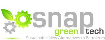SNAP GREEN TECH SUSTAINABLE NEW ALTERNATIVES TO PETROLEUM