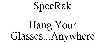 SPECRAK HANG YOUR GLASSES...ANYWHERE