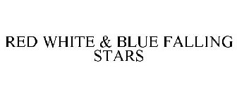 RED WHITE & BLUE FALLING STARS