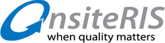ONSITERIS WHEN QUALITY MATTERS