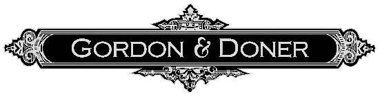 GORDON & DONER