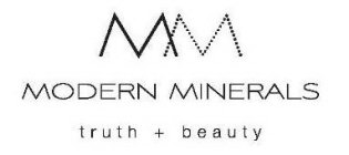 M M MODERN MINERALS TRUTH + BEAUTY