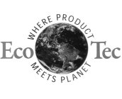 ECO TEC WHERE PRODUCT MEETS PLANET