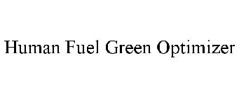 HUMAN FUEL GREEN OPTIMIZER