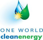 ONE WORLD CLEANENERGY