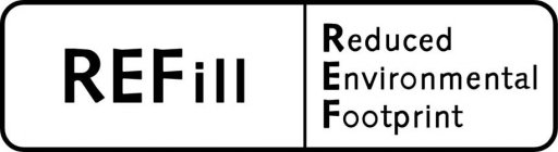 REDUCED ENVIRONMENTAL FOOTPRINT REFILL