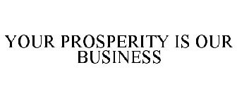 YOUR PROSPERITY IS OUR BUSINESS