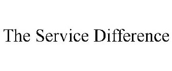 THE SERVICE DIFFERENCE