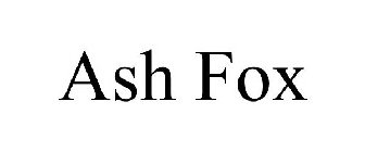 ASH FOX