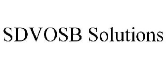 SDVOSB SOLUTIONS