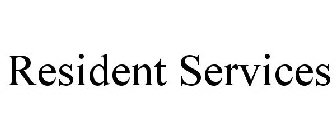 RESIDENT SERVICES