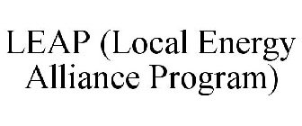 LEAP (LOCAL ENERGY ALLIANCE PROGRAM)