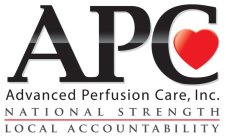 APC ADVANCED PERFUSION CARE, INC. NATIONAL STRENGTH LOCAL ACCOUNTABILITY