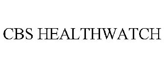 CBS HEALTHWATCH