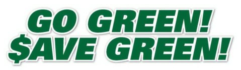 GO GREEN! $AVE GREEN!