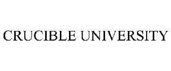 CRUCIBLE UNIVERSITY