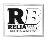 RB RELIABILT DOORS & WINDOWS