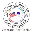 VETERANS CONNECTING AND PROTECTING ARMY NAVY MARINES AIR FORCE COAST GUARDVETERANS FOR CHRIST