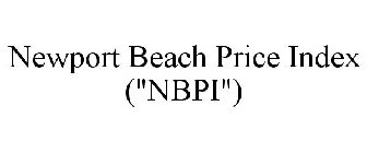NEWPORT BEACH PRICE INDEX (