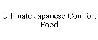 ULTIMATE JAPANESE COMFORT FOOD