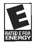E RATED E FOR ENERGY