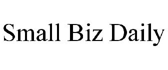 SMALL BIZ DAILY