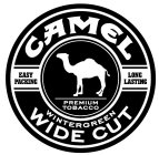 CAMEL EASY PACKING LONG LASTING PREMIUM TOBACCO WINTERGREEN WIDE CUT