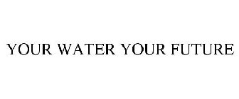 YOUR WATER YOUR FUTURE