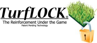 TURFLOCK THE REINFORCEMENT UNDER THE GAME PATENT PENDING TECHNOLOGY