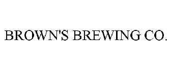 BROWN'S BREWING CO.