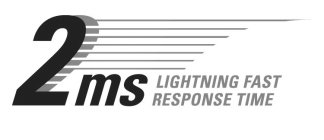 2MS LIGHTNING FAST RESPONSE TIME