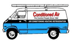CONDITIONED AIR THE COMFORT PEOPLE SINCE 1962 AIR CONDITIONING HEATING REFRIGERATION