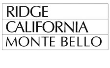 RIDGE CALIFORNIA MONTE BELLO