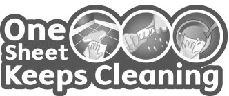 ONE SHEET KEEPS CLEANING