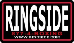 RINGSIDE 877-4-BOXING WWW.RINGSIDE.COM