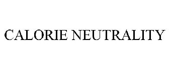 CALORIE NEUTRALITY