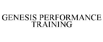 GENESIS PERFORMANCE TRAINING