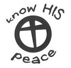 KNOW HIS PEACE