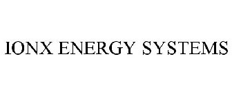 IONX ENERGY SYSTEMS