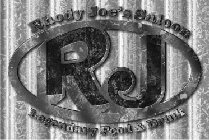 RJ RHODY JOE'S SALOON LEGENDARY FOOD & DRINK