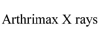 ARTHRIMAX X RAYS