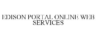 EDISON PORTAL ONLINE WEB SERVICES