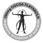 200 MG COCOA FLAVANOLS SUPPORTS CIRCULATION OF NUTRIENTS