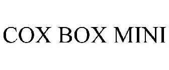 COX BOX MINI