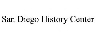 SAN DIEGO HISTORY CENTER