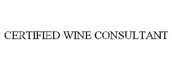 CERTIFIED WINE CONSULTANT