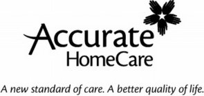 ACCURATE HOMECARE A NEW STANDARD OF CARE. A BETTER QUALITY OF LIFE