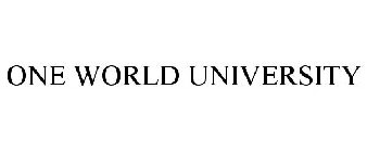 ONE WORLD UNIVERSITY