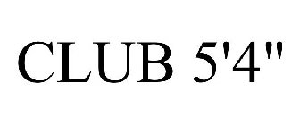 CLUB 5'4